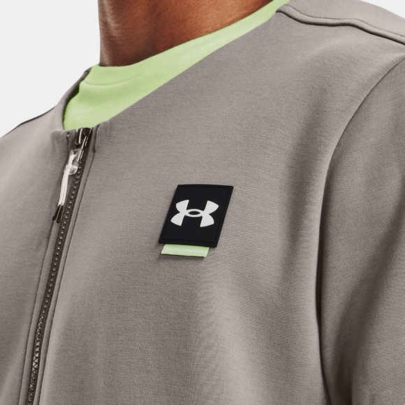 Brand New Under Armour Summit Knit Graphic Full Zip Sweatshirt. Gray Size XL. - Picture 3 of 7